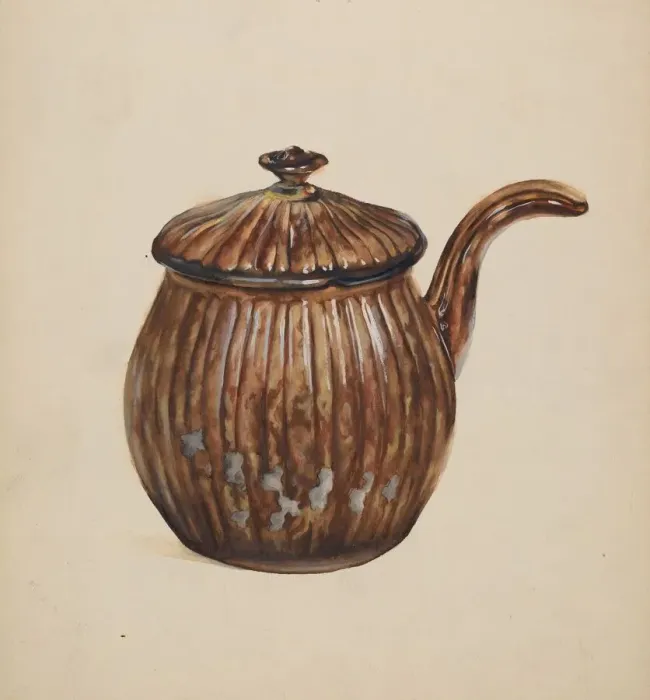 Framed Print : Posset Pot, c. 1936. Creator: Roberta Elvis Framed Print : Posset Pot, c. 1936. Creator: Roberta Elvis