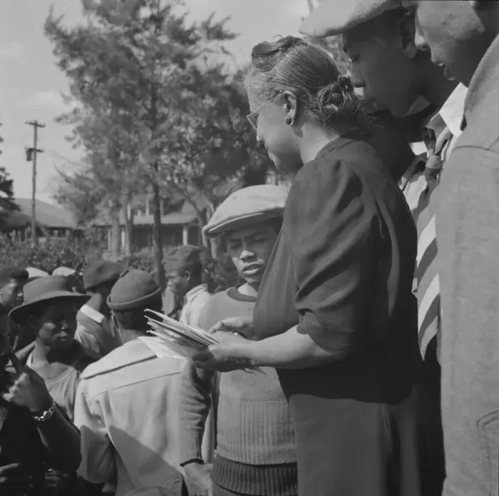 Framed Print : Possibly: Bethune-Cookman College, Daytona Beach, Florida, 1943. Creator: Gordon Parks Framed Print : Possibly: Bethune-Cookman College, Daytona Beach, Florida, 1943. Creator: Gordon Parks