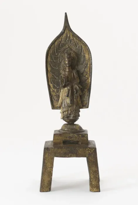 Framed Print : Possibly Bodhisattva Avalokiteshvara (Guanyin), Period of Division, 561. Creator: Unknown Framed Print : Possibly Bodhisattva Avalokiteshvara (Guanyin), Period of Division, 561. Creator: Unknown