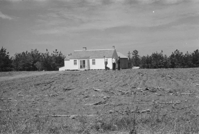 Framed Print : Possibly: Briar Patch Project, Carpenter at work, Eatonton, Georgia, 1936. Creator: Walker Evans Framed Print : Possibly: Briar Patch Project, Carpenter at work, Eatonton, Georgia, 1936. Creator: Walker Evans