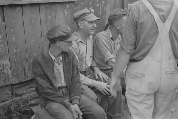 Framed Print : Possibly: Carpenter, Westmoreland County, Pennsylvania, 1935. Creator: Walker Evans Framed Print : Possibly: Carpenter, Westmoreland County, Pennsylvania, 1935. Creator: Walker Evans