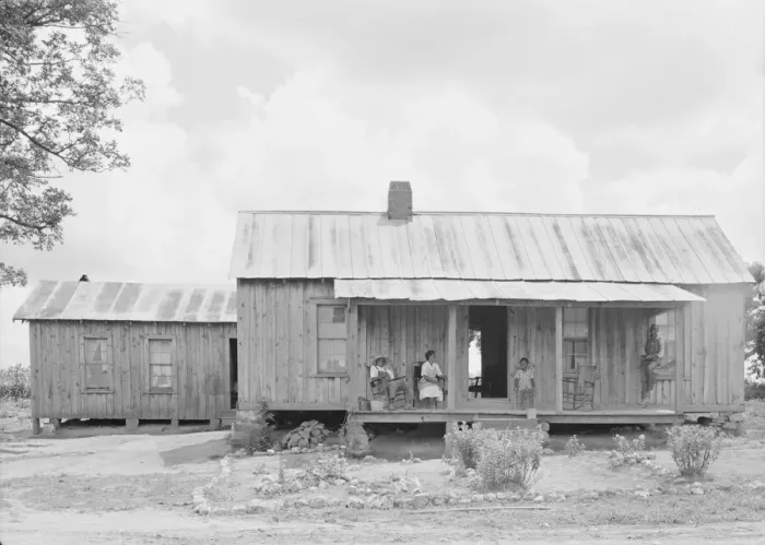 Framed Print : Possibly: House of Negro tenant family, Pittsboro, North Carolina, 1939. Creator: Dorothea Lange Framed Print : Possibly: House of Negro tenant family, Pittsboro, North Carolina, 1939. Creator: Dorothea Lange