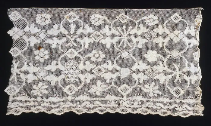 Framed Print : Possibly a Sash, Burano, 1780s. Creator: Unknown Framed Print : Possibly a Sash, Burano, 1780s. Creator: Unknown