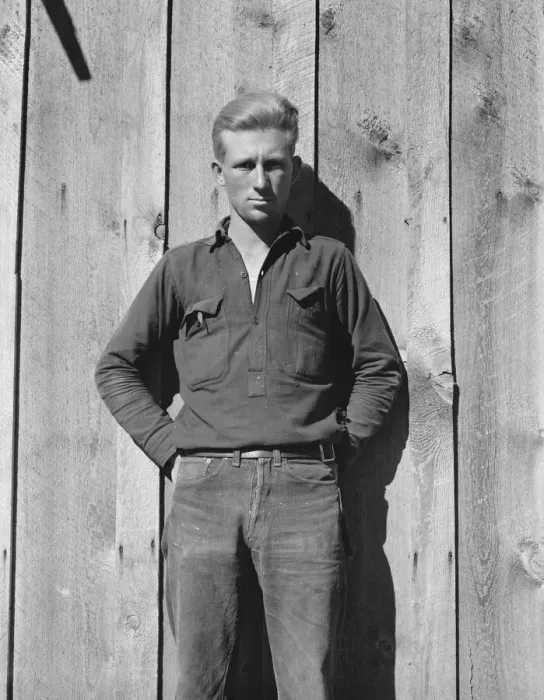 Framed Print : Possibly: One of the thirty-six members, Ola self-help sawmill co-op, Gem County, Idaho, 1939. Creator: Dorothea Lange Framed Print : Possibly: One of the thirty-six members, Ola self-help sawmill co-op, Gem County, Idaho, 1939. Creator: Dorothea Lange