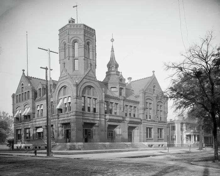 Framed Print : Post office, Augusta, Ga. c1903. Creator: Unknown Framed Print : Post office, Augusta, Ga. c1903. Creator: Unknown