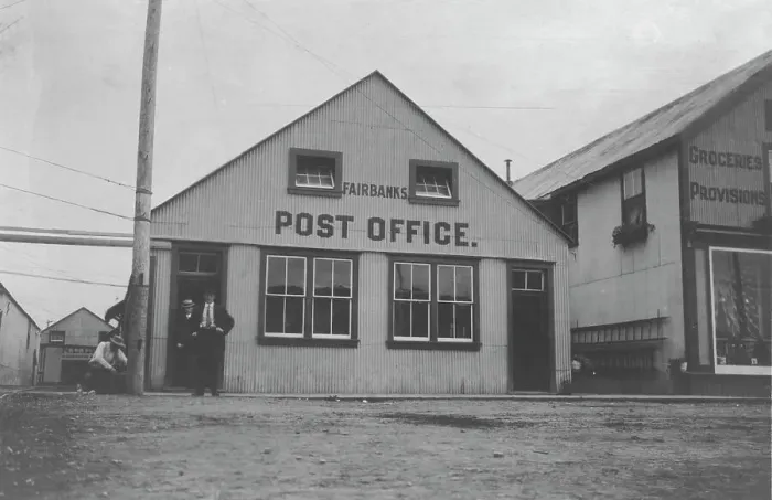 Framed Print : Post Office, between c1900 and 1916. Creator: Unknown Framed Print : Post Office, between c1900 and 1916. Creator: Unknown