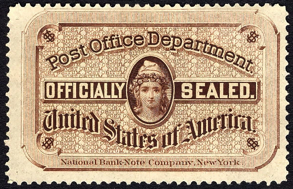 Post Office seal, 1877. Creator: National Bank Note Company