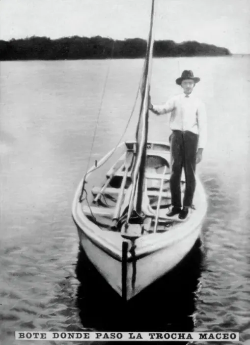 Framed Print : Postal Boat and the Trocha, (1890s), 1920s