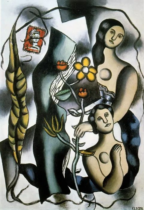 Framed Print : Postcard, 1932-1948. Creator: Fernand Leger. Postcard, 1932-1948. Creator: Fernand Leger Framed Print : Postcard, 1932-1948. Creator: Fernand Leger. Postcard, 1932-1948. Creator: Fernand Leger