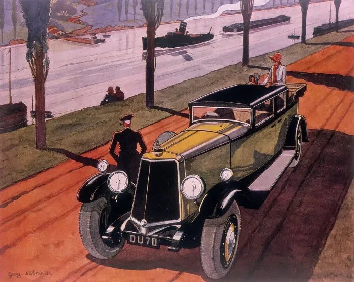 Framed Print : Poster advertising Armstrong Siddeley cars, 1930. Artist: Guy Sabran Framed Print : Poster advertising Armstrong Siddeley cars, 1930. Artist: Guy Sabran