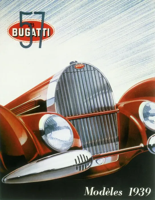 Framed Print : Poster advertising Bugatti cars, 1939 Framed Print : Poster advertising Bugatti cars, 1939