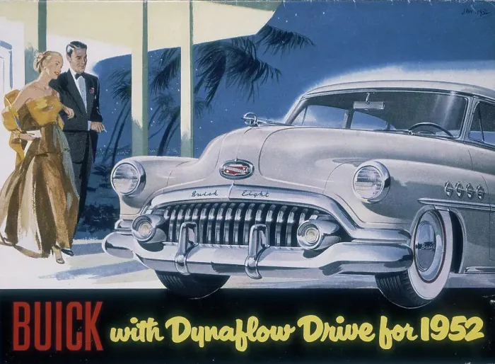 Framed Print : Poster advertising a Buick, 1952 Framed Print : Poster advertising a Buick, 1952