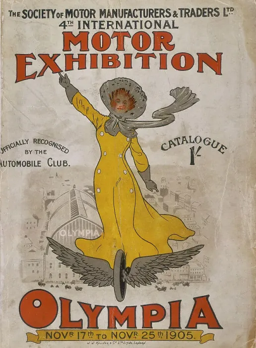 Framed Print : Poster advertising the Olympia Motor Exhibition, 1905 Framed Print : Poster advertising the Olympia Motor Exhibition, 1905