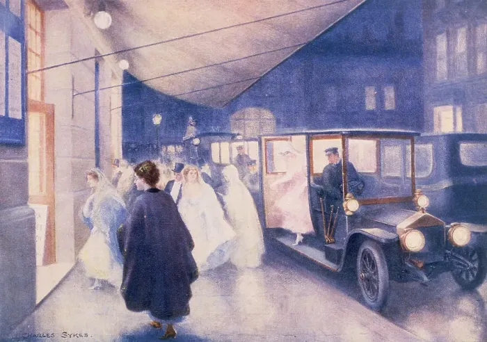 Framed Print : Poster advertising Rolls-Royce cars, c1907. Artist: Charles Sykes Framed Print : Poster advertising Rolls-Royce cars, c1907. Artist: Charles Sykes
