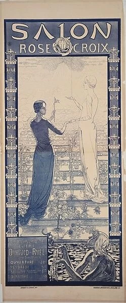Poster for the First Salon de la Rose + Croix, 1892