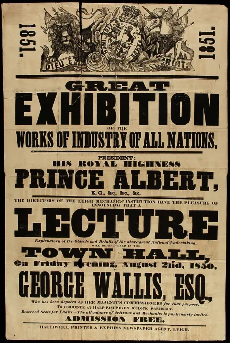 Framed Print : Poster of the Great Industrial Exhibition of all nations of 1851, 1851. Creator: Anonymous Framed Print : Poster of the Great Industrial Exhibition of all nations of 1851, 1851. Creator: Anonymous
