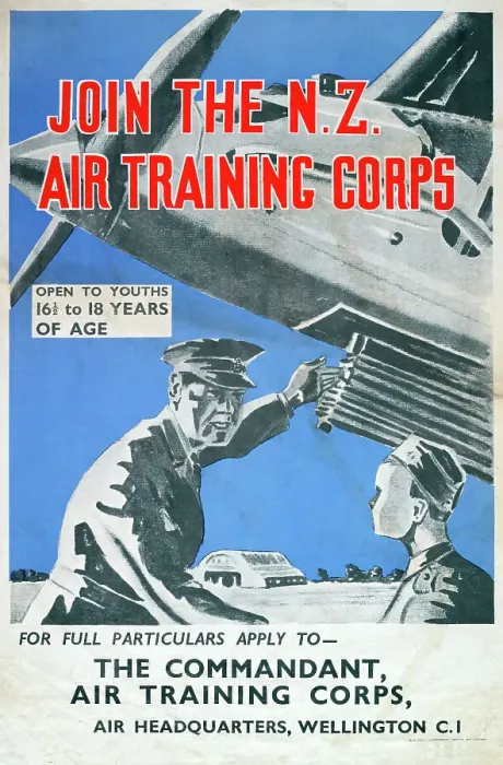 Framed Print : Poster, Join The N.Z. Air Training Corps, 1941. Creator: E Paul Framed Print : Poster, Join The N.Z. Air Training Corps, 1941. Creator: E Paul