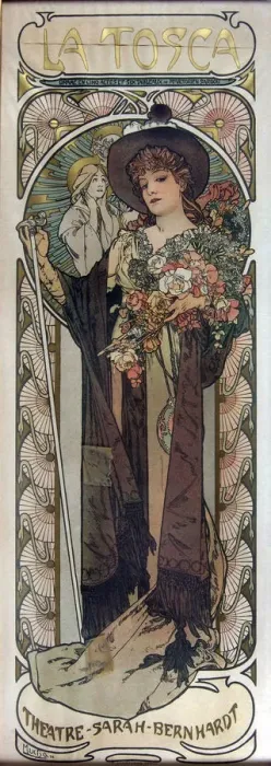 Framed Print : Poster for the Play La Tosca by Victorien Sardou, 1899. Artist: Mucha, Alfons Marie (1860-1939) Framed Print : Poster for the Play La Tosca by Victorien Sardou, 1899. Artist: Mucha, Alfons Marie (1860-1939)