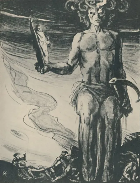 Framed Print : Poster for Thomas Hardys The Dynasts, 1919. Artist: Charless Ricketts Framed Print : Poster for Thomas Hardys The Dynasts, 1919. Artist: Charless Ricketts