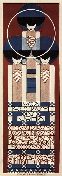 Poster for the Vienna Secession Exhibition, 1902. Artist: Moser, Koloman (1868-1918)