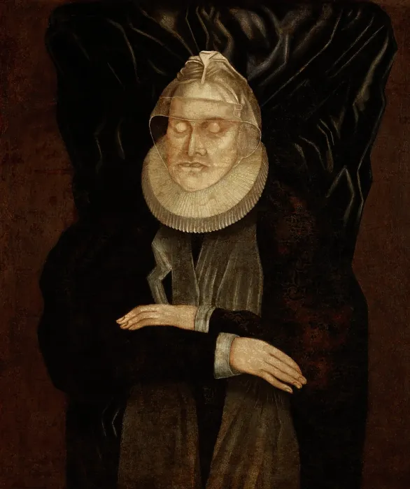 Framed Print : Posthumous Portrait of Duchess Anna Maria of Brandenburg (1567-1618), Wife of Barnim X... 1618. Creator: Unknown Framed Print : Posthumous Portrait of Duchess Anna Maria of Brandenburg (1567-1618), Wife of Barnim X... 1618. Creator: Unknown