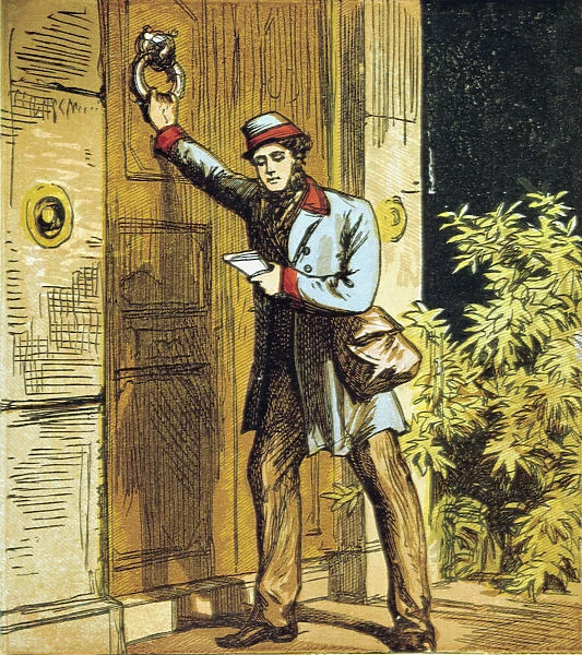 There is the Postmans knock!, 1867