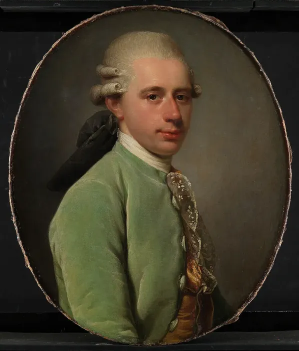 Framed Print : Postmaster General Frederik Hauch as a young man, 1776. Creator: Jens Juel Framed Print : Postmaster General Frederik Hauch as a young man, 1776. Creator: Jens Juel