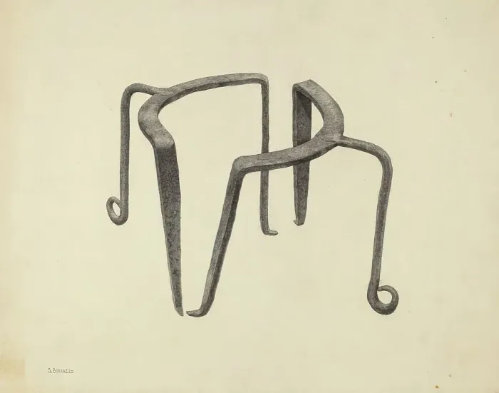 Framed Print : Pot Trivets, c. 1938. Creator: Salvatore Borrazzo Framed Print : Pot Trivets, c. 1938. Creator: Salvatore Borrazzo