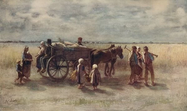 Potato Harvest, 1844, (c1915). Artist: Jozef Israels