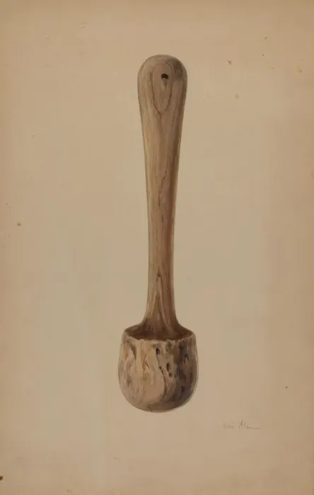 Framed Print : Potato Masher, c. 1937. Creator: Marie Alain Framed Print : Potato Masher, c. 1937. Creator: Marie Alain