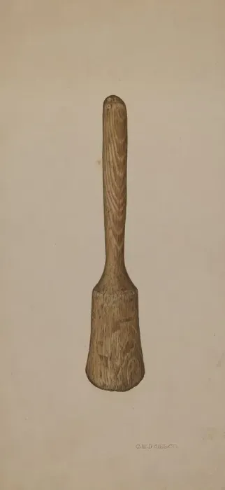 Framed Print : Potato Masher, c. 1940. Creator: Clarence W Dawson Framed Print : Potato Masher, c. 1940. Creator: Clarence W Dawson