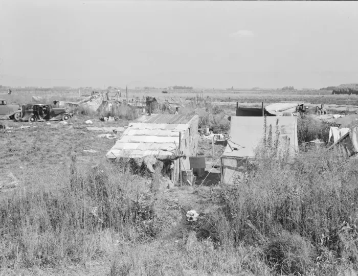 Framed Print : Potato pickers camp, Tulelake, Siskiyou County, California, 1939. Creator: Dorothea Lange Framed Print : Potato pickers camp, Tulelake, Siskiyou County, California, 1939. Creator: Dorothea Lange