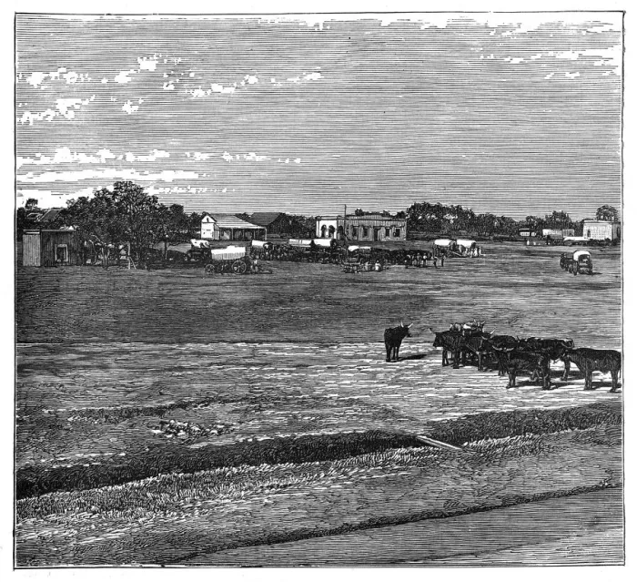 Framed Print : Potchefstroom, the Transvaal, South Africa, c1890 Framed Print : Potchefstroom, the Transvaal, South Africa, c1890