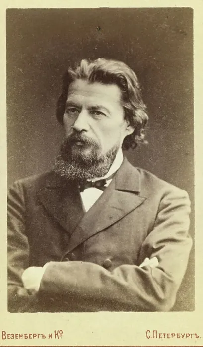 Framed Print : Potekhin, half-length portrait, facing slightly left, between 1880 and 1886. Creator: Unknown Framed Print : Potekhin, half-length portrait, facing slightly left, between 1880 and 1886. Creator: Unknown