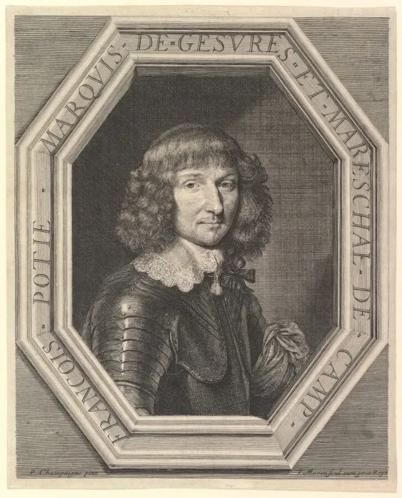 Framed Print : Potier de Gesvre, 17th century. Creator: Jean Morin Framed Print : Potier de Gesvre, 17th century. Creator: Jean Morin