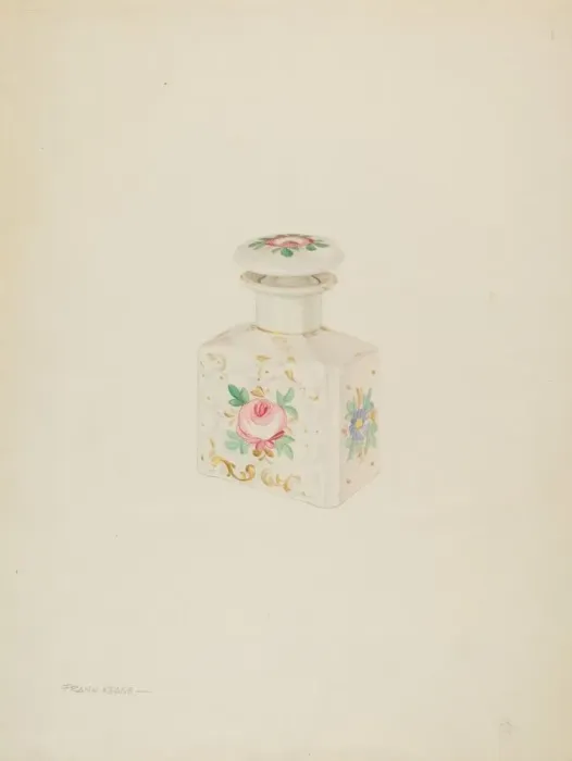Framed Print : Potpourri Jar, c. 1940. Creator: Frank M Keane Framed Print : Potpourri Jar, c. 1940. Creator: Frank M Keane