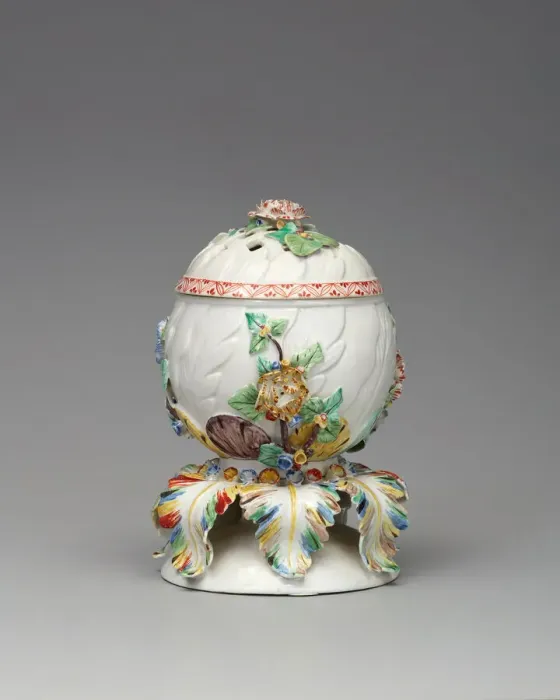 Framed Print : Potpourri Vase, Chantilly, c. 1745. Creator: Chantilly Porcelain Manufactory Framed Print : Potpourri Vase, Chantilly, c. 1745. Creator: Chantilly Porcelain Manufactory