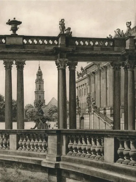 Framed Print : Potsdam - Town Castle and Garrison Church, 1931. Artist: Kurt Hielscher Framed Print : Potsdam - Town Castle and Garrison Church, 1931. Artist: Kurt Hielscher
