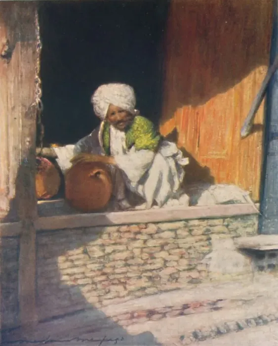 Framed Print : A Potter, 1905. Artist: Mortimer Luddington Menpes Framed Print : A Potter, 1905. Artist: Mortimer Luddington Menpes