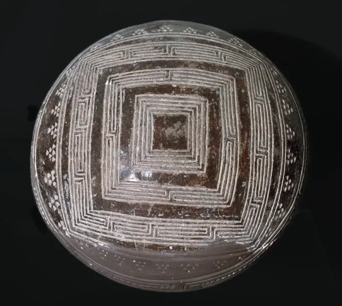 Framed Print : Pottery from an iron age village in Malta
