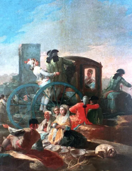 Framed Print : The Pottery Vendor, 1778. Artist: Francisco Goya Framed Print : The Pottery Vendor, 1778. Artist: Francisco Goya
