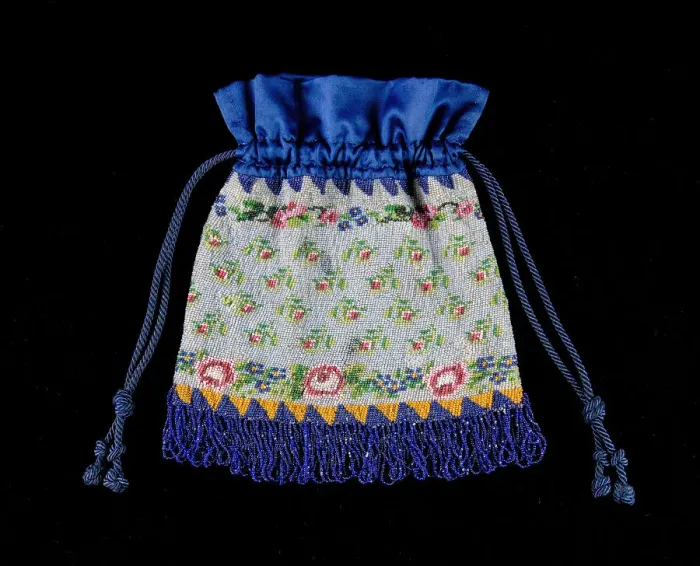 Framed Print : Pouch, American, third quarter 19th century. Creator: Unknown Framed Print : Pouch, American, third quarter 19th century. Creator: Unknown