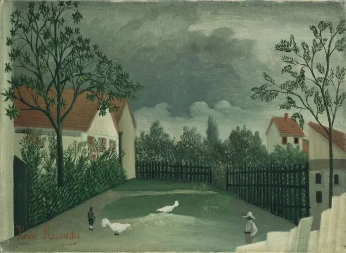 Framed Print : The Poultry Yard, 1896-1898 Framed Print : The Poultry Yard, 1896-1898