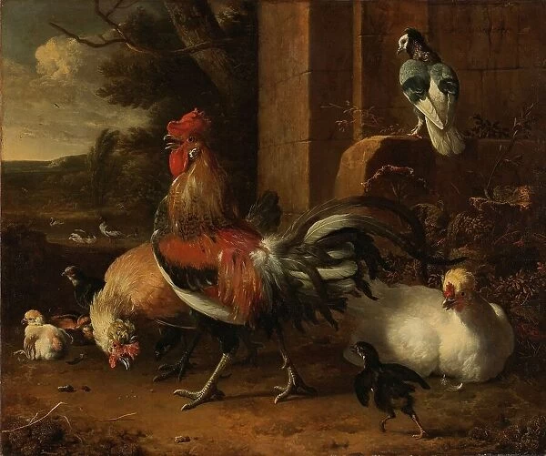 A Poultry Yard, c.1660-c.1665. Creator: Melchior d'Hondecoeter