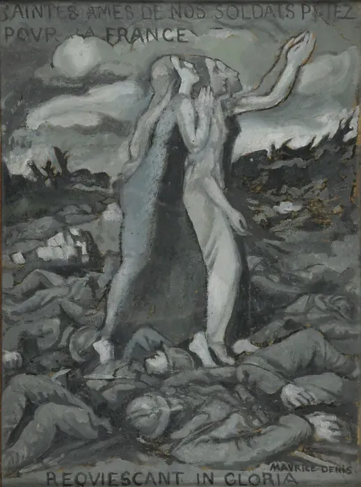 Framed Print : Pour la France, ca 1918-1919. Creator: Denis, Maurice (1870-1943) Framed Print : Pour la France, ca 1918-1919. Creator: Denis, Maurice (1870-1943)