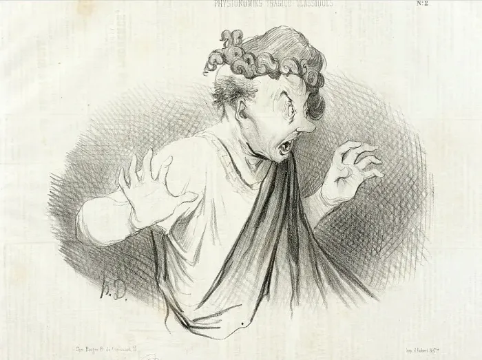 Framed Print : Pour qui sont ces Serpents... 1841. Creator: Honore Daumier Framed Print : Pour qui sont ces Serpents... 1841. Creator: Honore Daumier