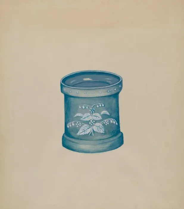 Framed Print : Powder Box, c. 1936. Creator: Florence Stevenson Framed Print : Powder Box, c. 1936. Creator: Florence Stevenson