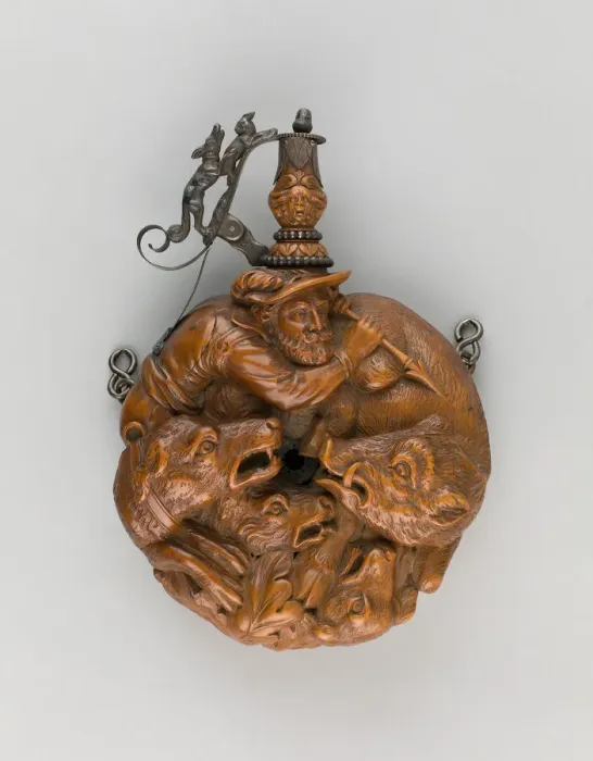Framed Print : Powder Flask, Germany, c. 1650. Creator: Johann Georg Maucher Framed Print : Powder Flask, Germany, c. 1650. Creator: Johann Georg Maucher
