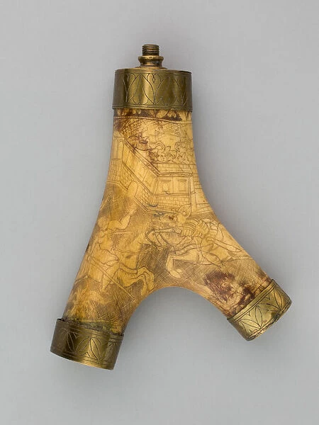 Powder Horn, Germany, 1560. Creator: Unknown
