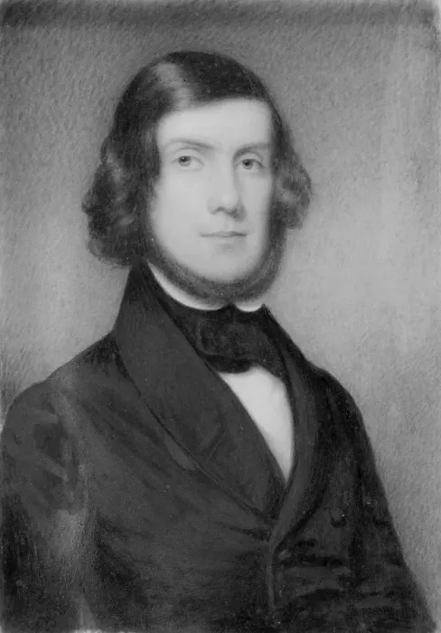 Framed Print : Powell MacRae, ca. 1845. Creator: Henry Colton Shumway Framed Print : Powell MacRae, ca. 1845. Creator: Henry Colton Shumway